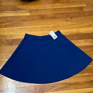 Blue Skater Skirt